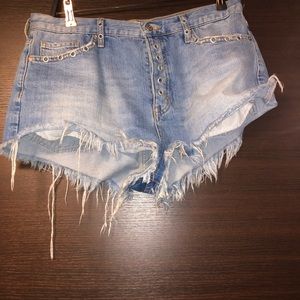 Free People Denim Shorts